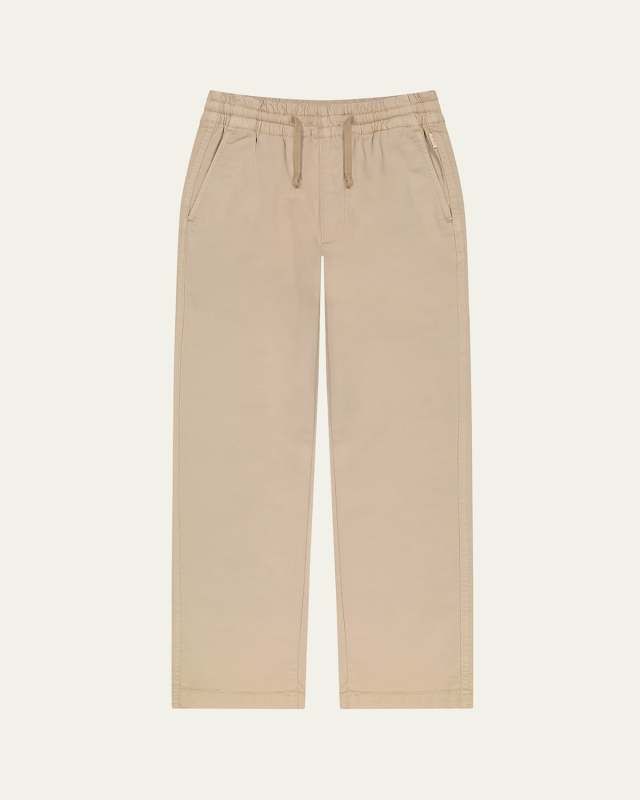 Boy's Quentin Brushed Twill Jogger Pants, Size 2-7